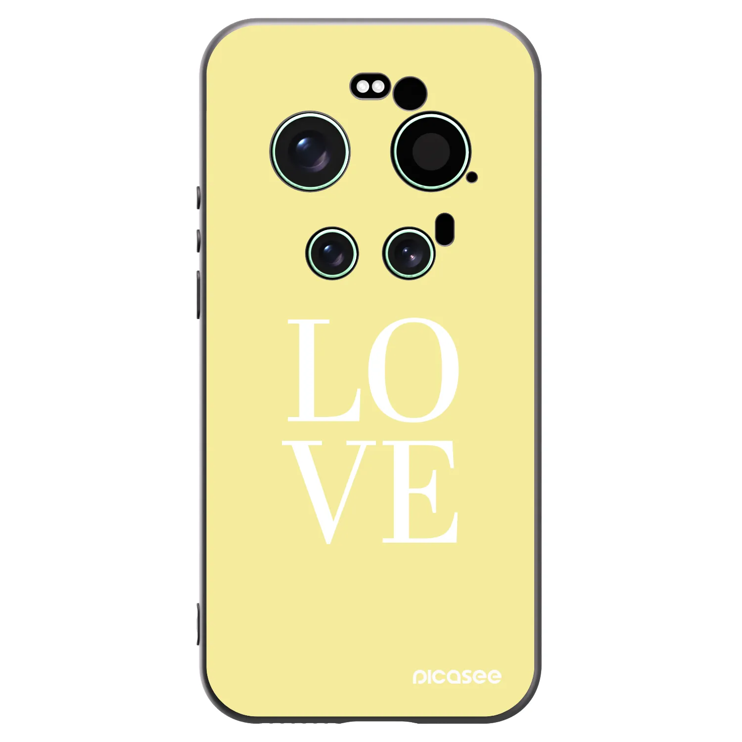 Picasee crna silikonska maskica za Xiaomi 17 Ultra - Love