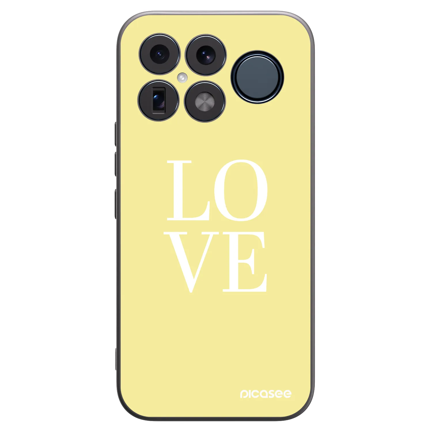 Picasee crna silikonska maskica za Xiaomi Poco F8 Ultra - Love