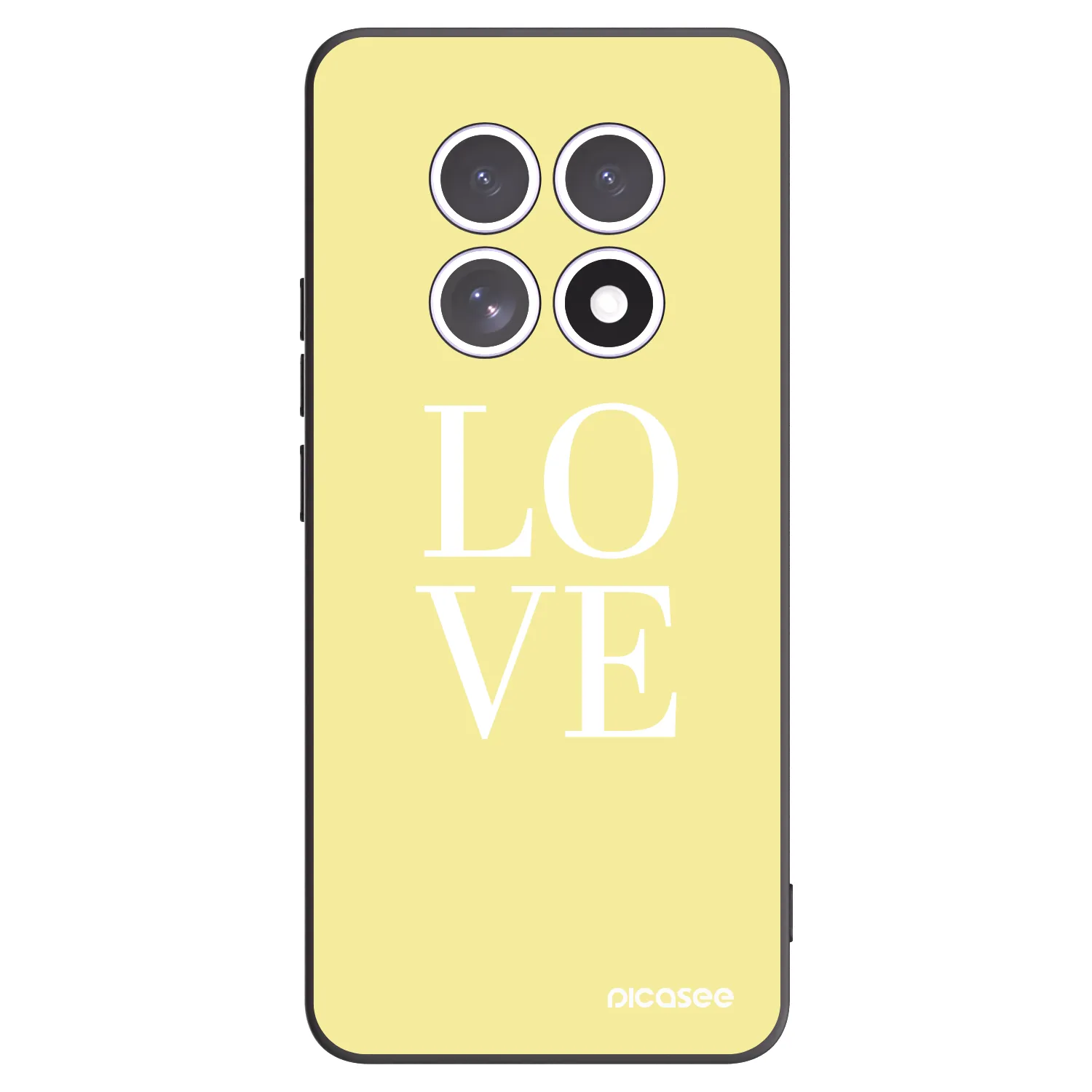 Picasee crna silikonska maskica za Xiaomi Redmi Note 15 5G - Love