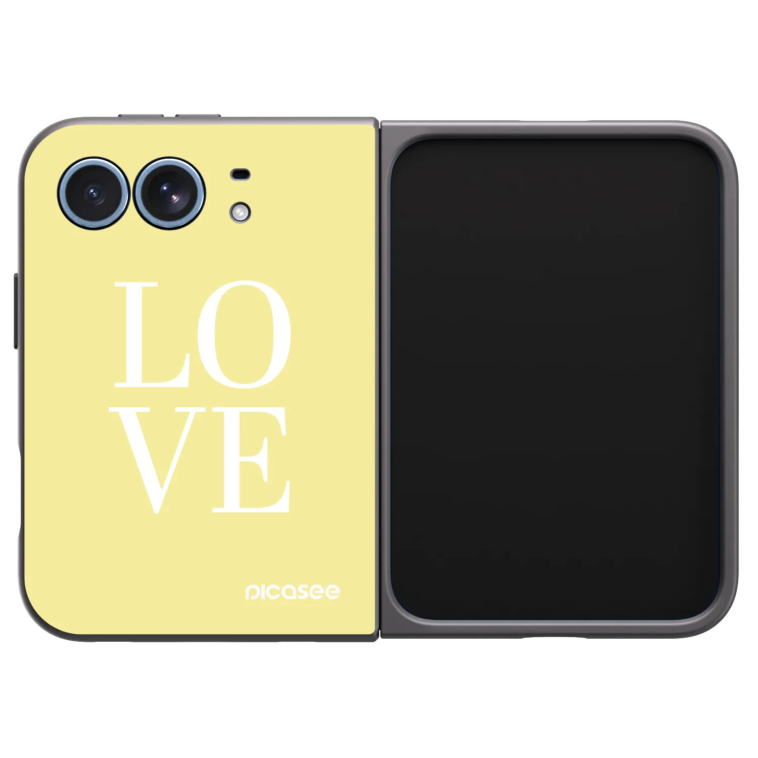 Picasee crna silikonska maskica za Apple iPhone Ultra - Love