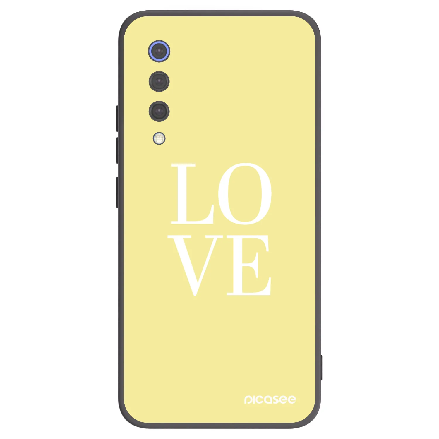Picasee crna silikonska maskica za Xiaomi Mi 9 SE - Love