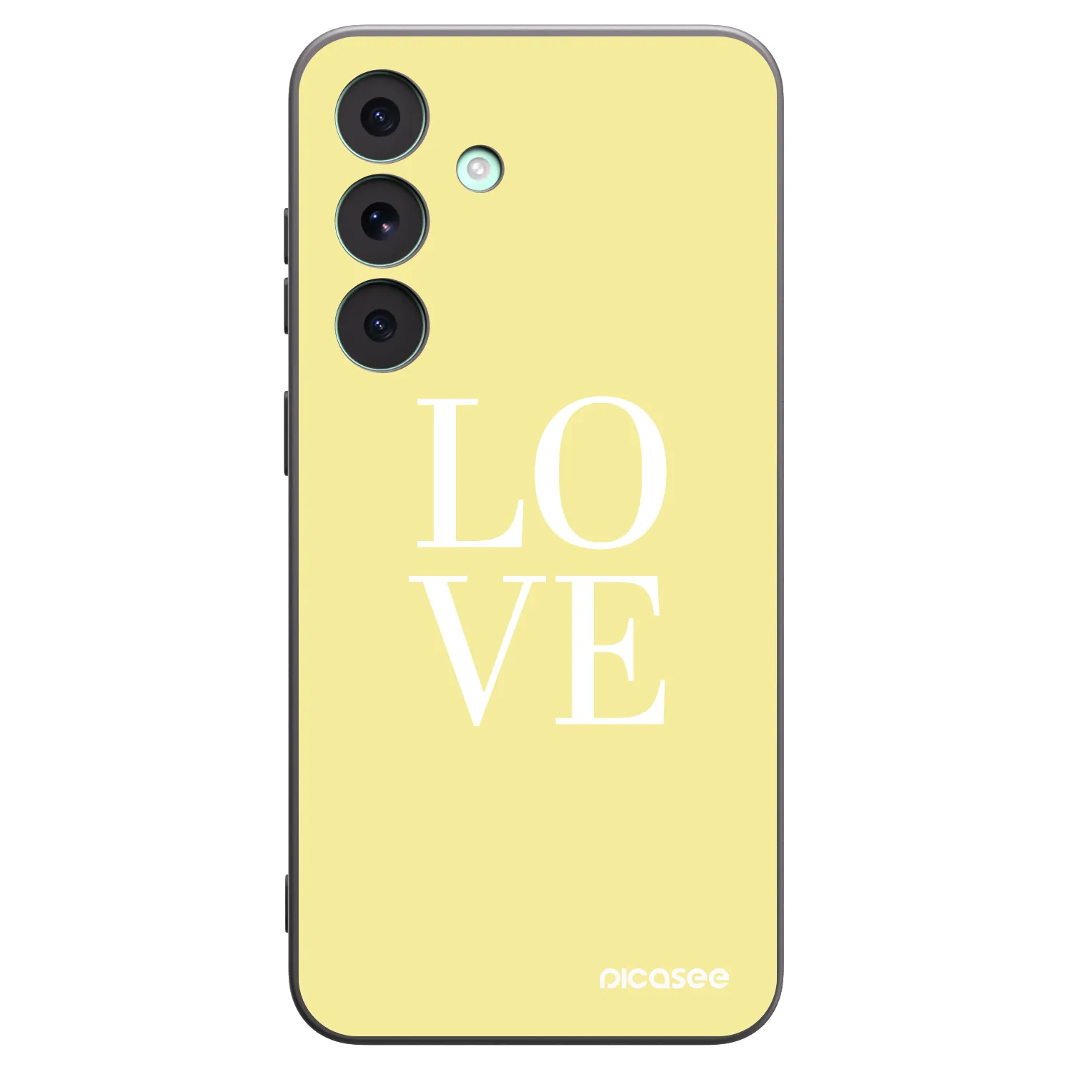 Picasee crna silikonska maskica za Samsung Galaxy S26 FE - Love