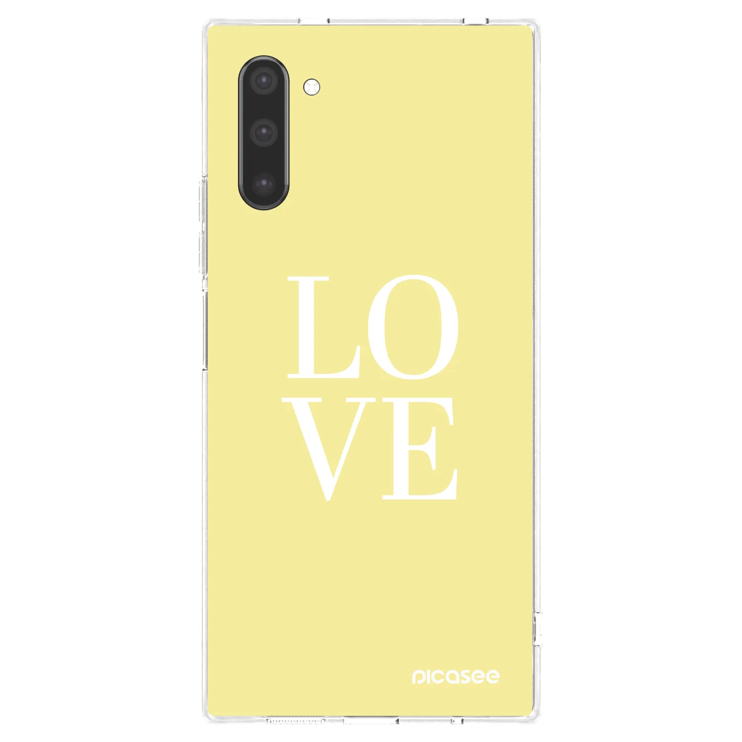 Picasee silikonska prozirna maskica za Samsung Galaxy Note 10 N970F - Love