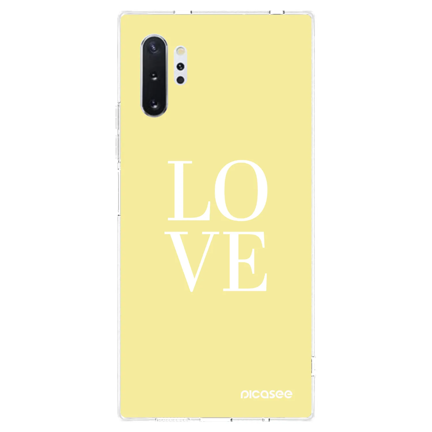 Picasee silikonska prozirna maskica za Samsung Galaxy Note 10+ N975F - Love