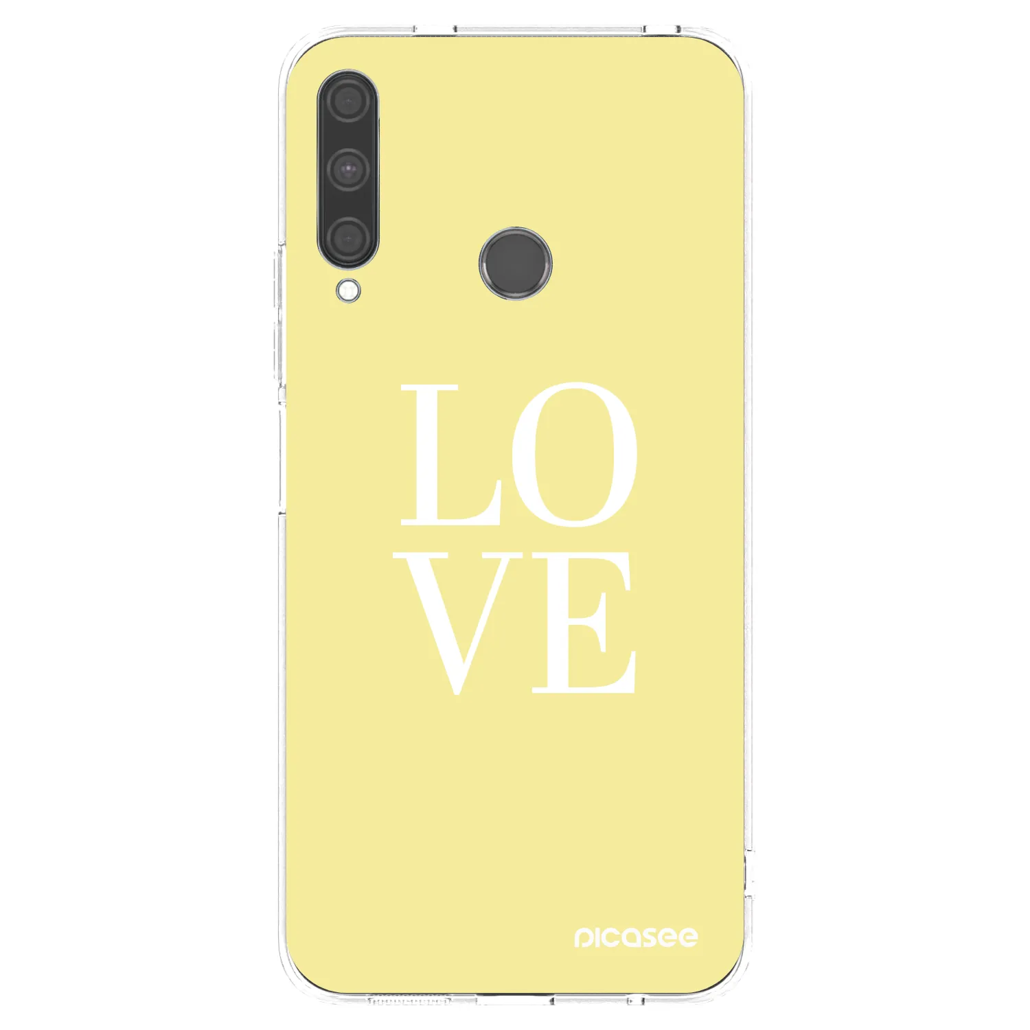 Picasee silikonska prozirna maskica za Huawei P40 Lite E - Love
