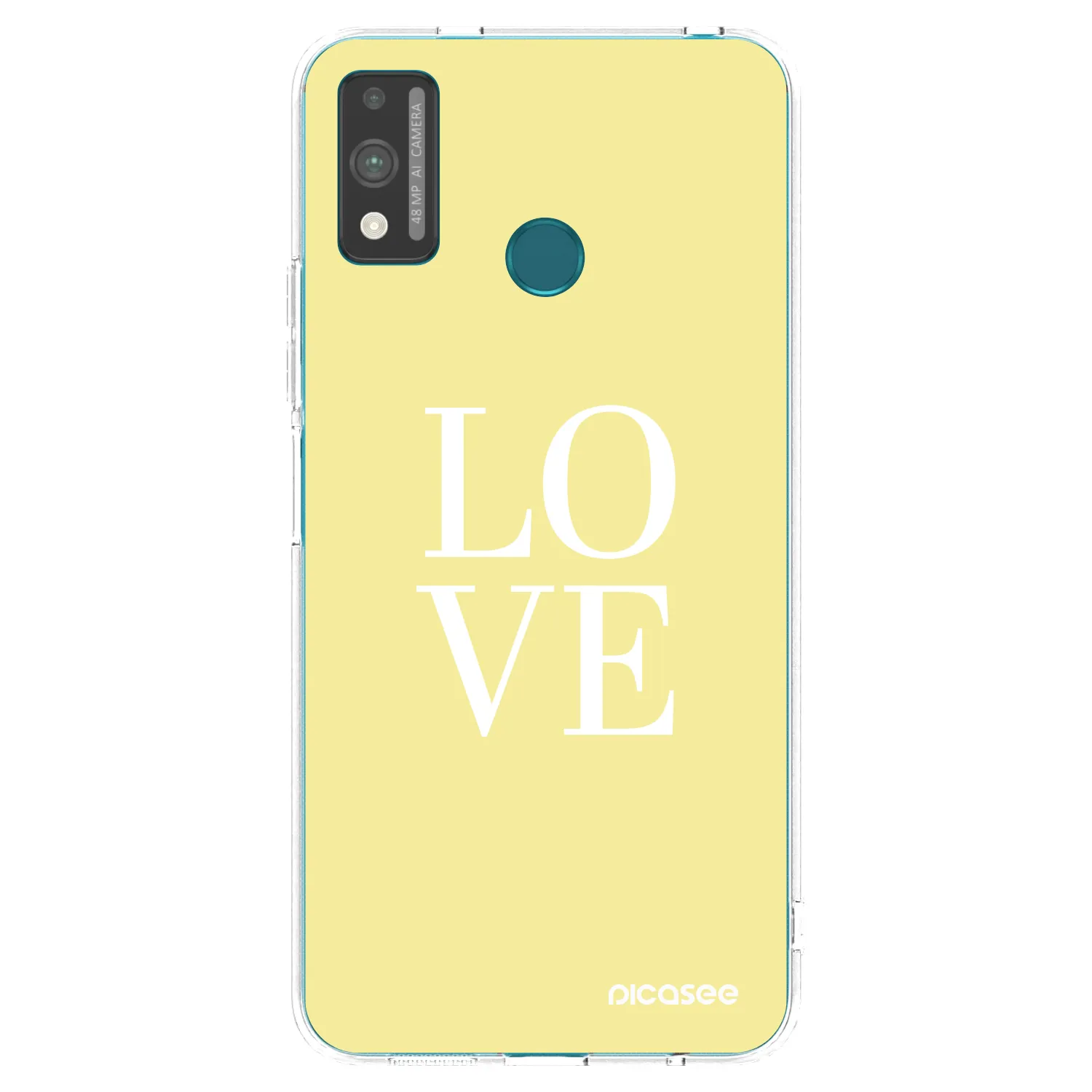 Picasee silikonska prozirna maskica za Honor 9X Lite - Love