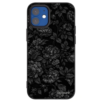 Picasee crna silikonska maskica za Apple iPhone 12 mini - Dark Romance