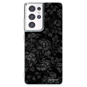Picasee silikonska prozirna maskica za Samsung Galaxy S21 Ultra 5G G998B - Dark Romance