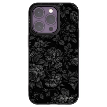 Picasee crna silikonska maskica za Apple iPhone 14 Pro - Dark Romance