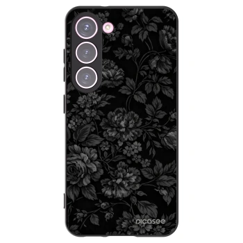 Picasee crna silikonska maskica za Samsung Galaxy S23 5G - Dark Romance