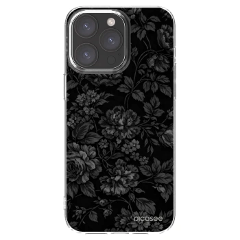 Picasee silikonska prozirna maskica za Apple iPhone 15 Pro Max - Dark Romance