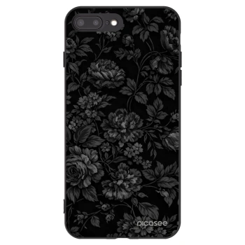 Picasee crna silikonska maskica za Apple iPhone 7 Plus - Dark Romance