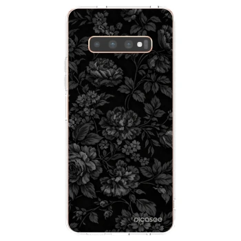 Picasee silikonska prozirna maskica za Samsung Galaxy S10 Plus G975 - Dark Romance