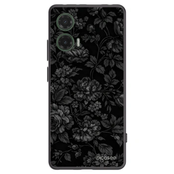Picasee crna silikonska maskica za Motorola Moto G35 5G - Dark Romance