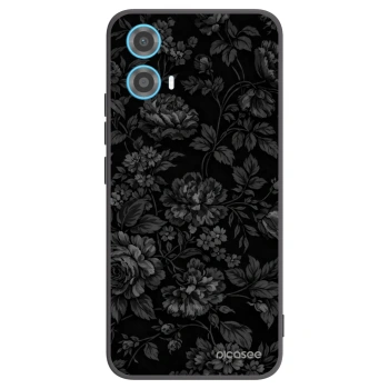 Picasee crna silikonska maskica za Motorola Moto G34 5G - Dark Romance