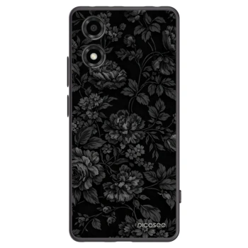 Picasee crna silikonska maskica za Motorola Moto E14 - Dark Romance
