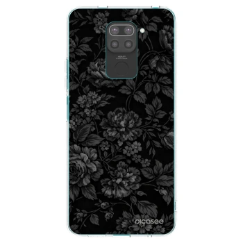 Picasee crna silikonska maskica za Xiaomi Redmi Note 9 - Dark Romance