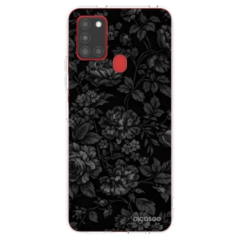Picasee silikonska prozirna maskica za Samsung Galaxy A21s - Dark Romance
