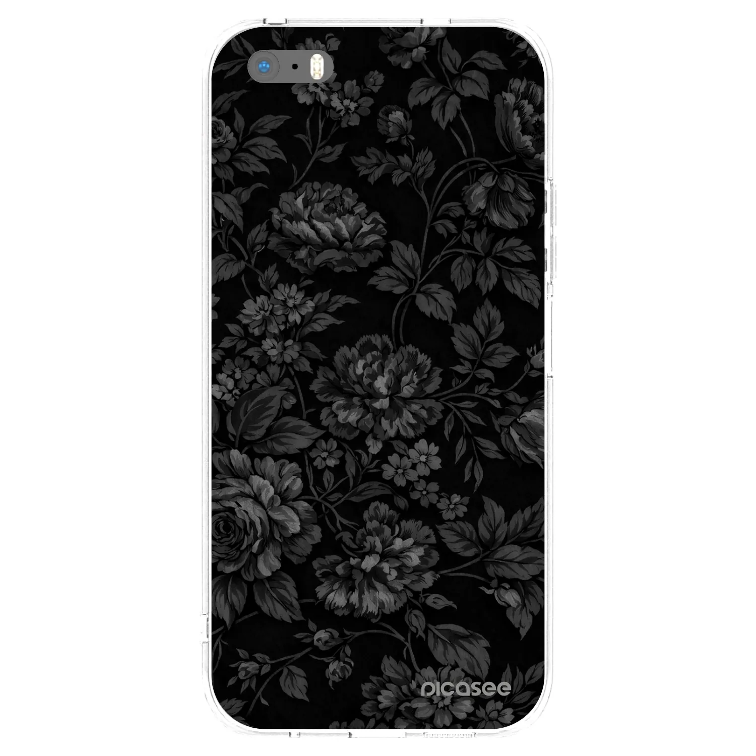 Picasee silikonska prozirna maskica za Apple iPhone 5/5S/SE - Dark Romance