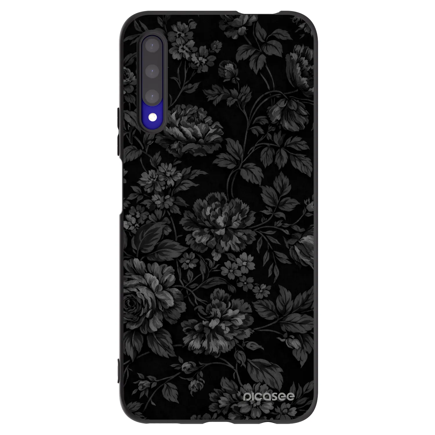 Picasee crna silikonska maskica za Honor 9X Pro - Dark Romance