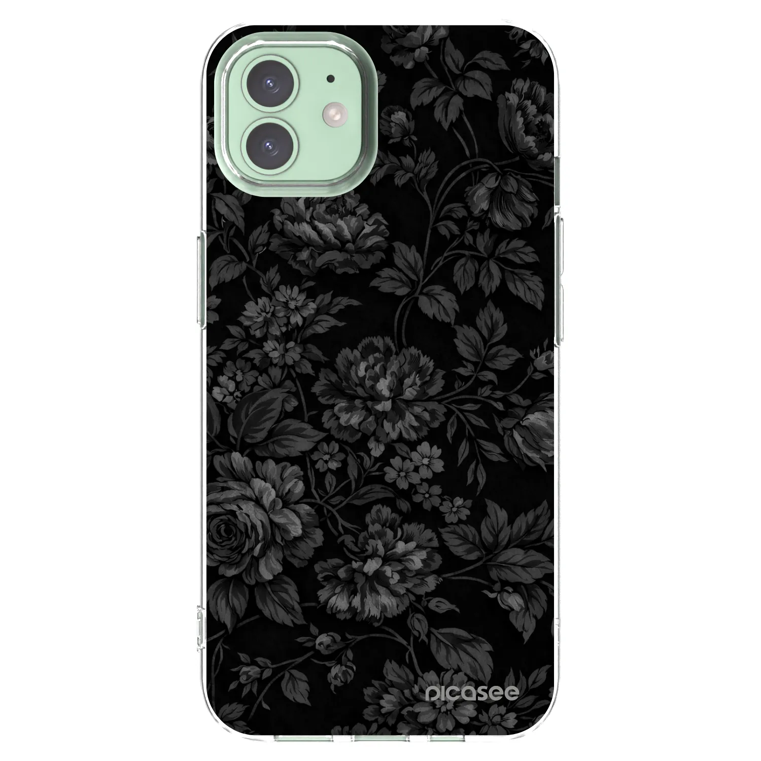 Picasee silikonska prozirna maskica za Apple iPhone 12 Pro - Dark Romance