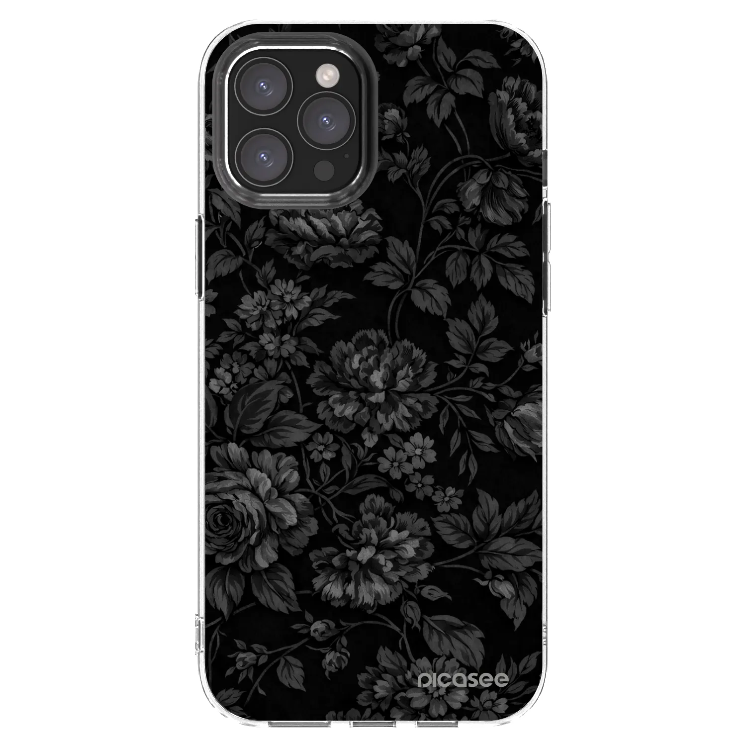 Picasee silikonska prozirna maskica za Apple iPhone 12 Pro Max - Dark Romance