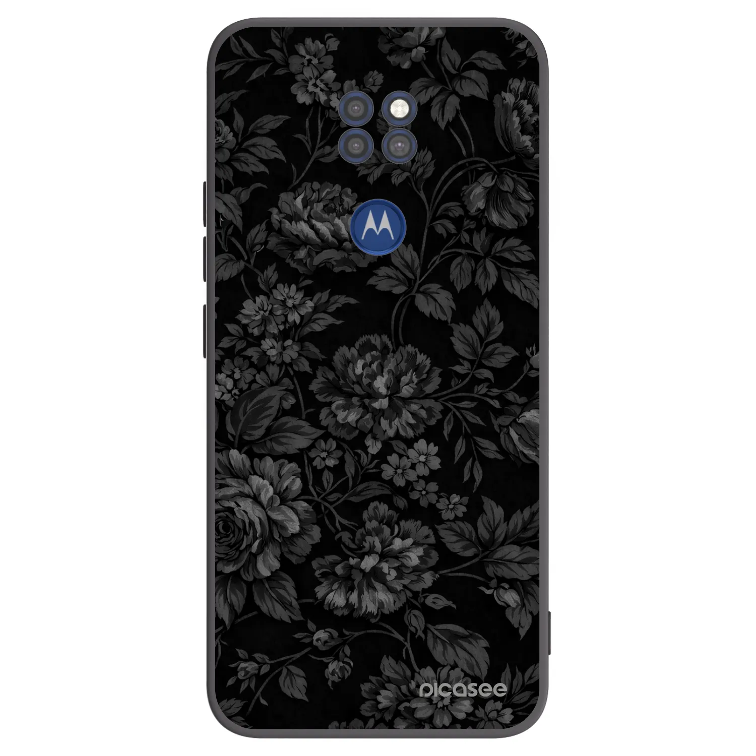 Picasee crna silikonska maskica za Motorola Moto G9 Play - Dark Romance