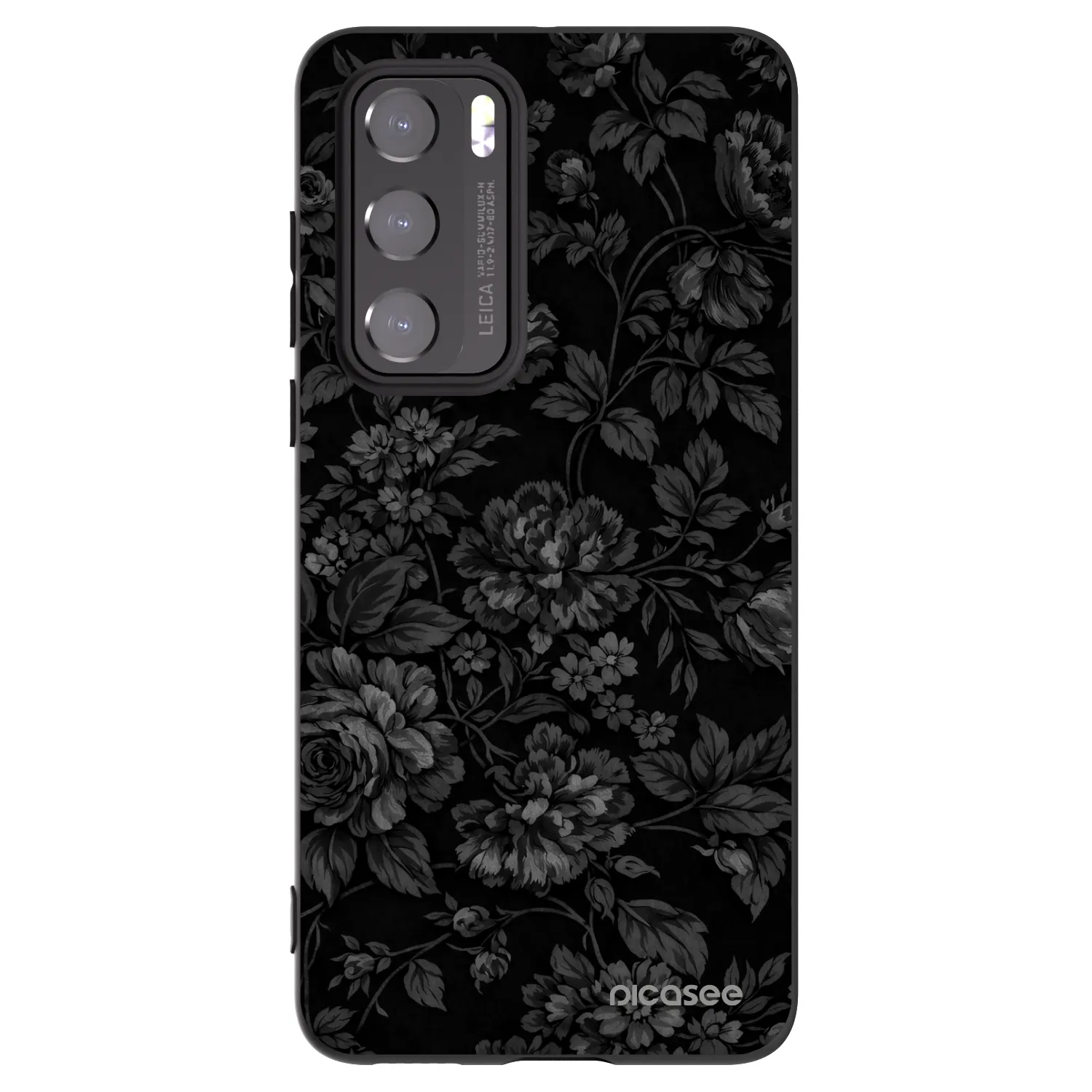Picasee crna silikonska maskica za Huawei P40 - Dark Romance