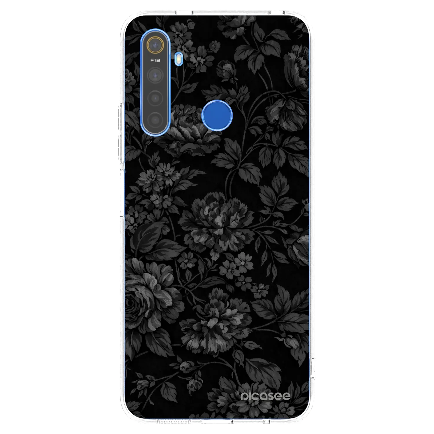 Picasee silikonska prozirna maskica za Realme 5 - Dark Romance