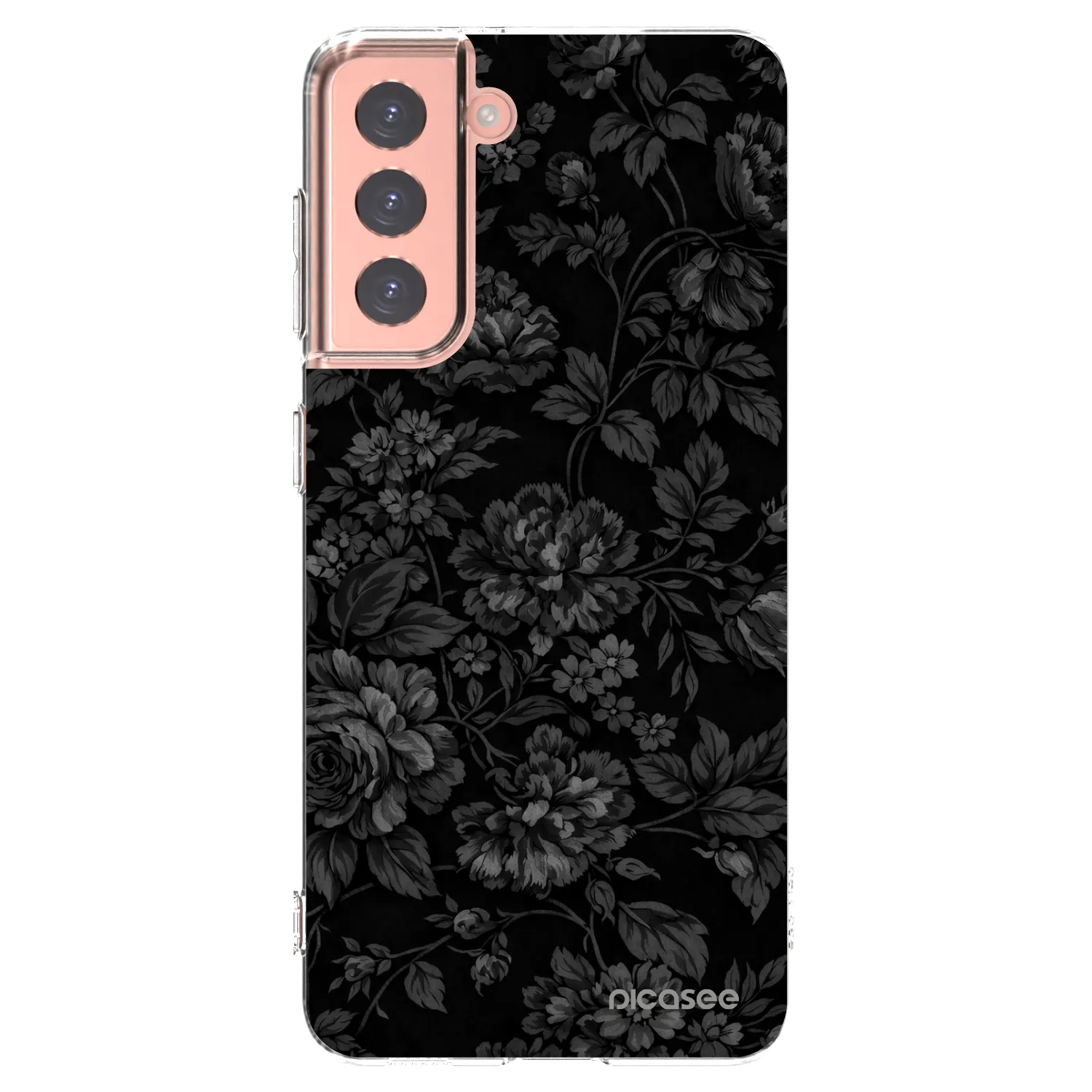Picasee silikonska prozirna maskica za Samsung Galaxy S21 5G G991B - Dark Romance