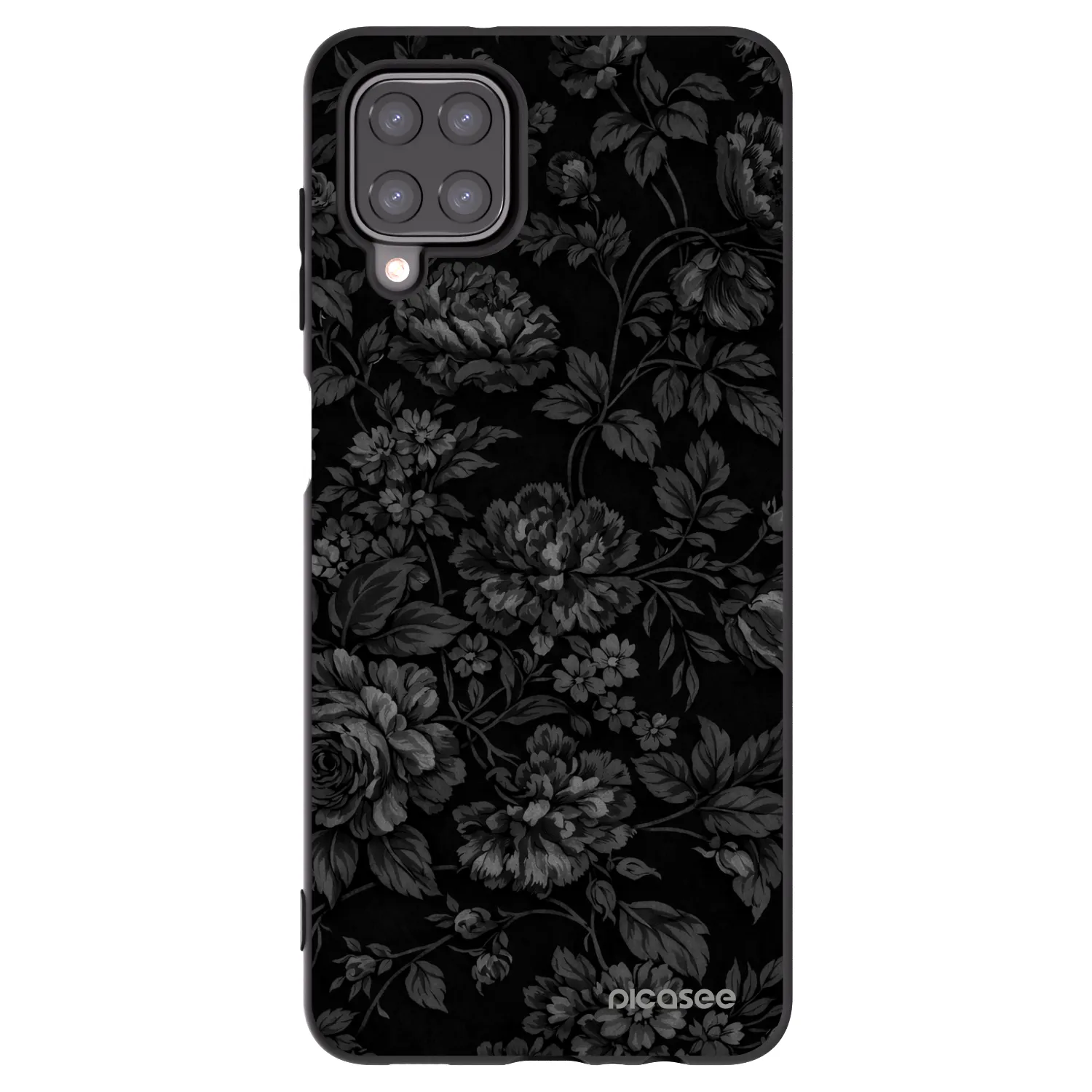 Picasee crna silikonska maskica za Samsung Galaxy A12 A125F - Dark Romance