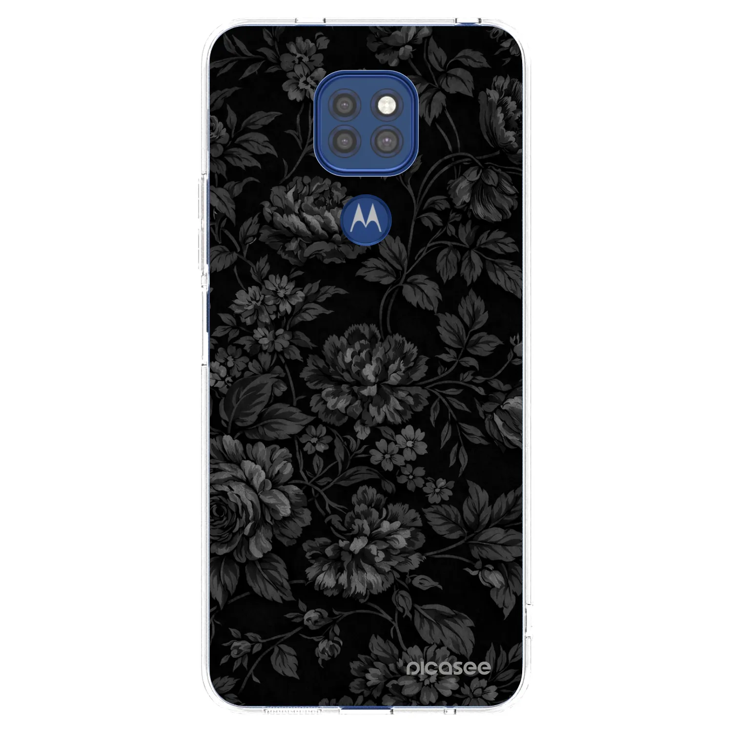 Picasee silikonska prozirna maskica za Motorola Moto G9 Play - Dark Romance