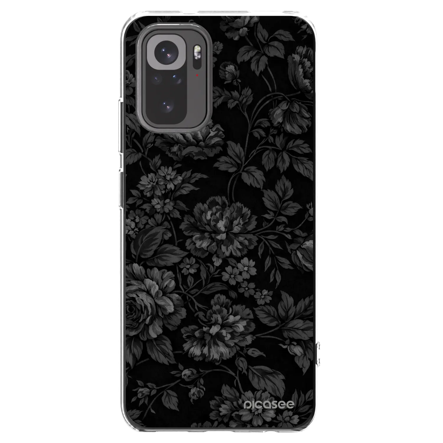 Picasee silikonska prozirna maskica za Xiaomi Redmi Note 10S - Dark Romance