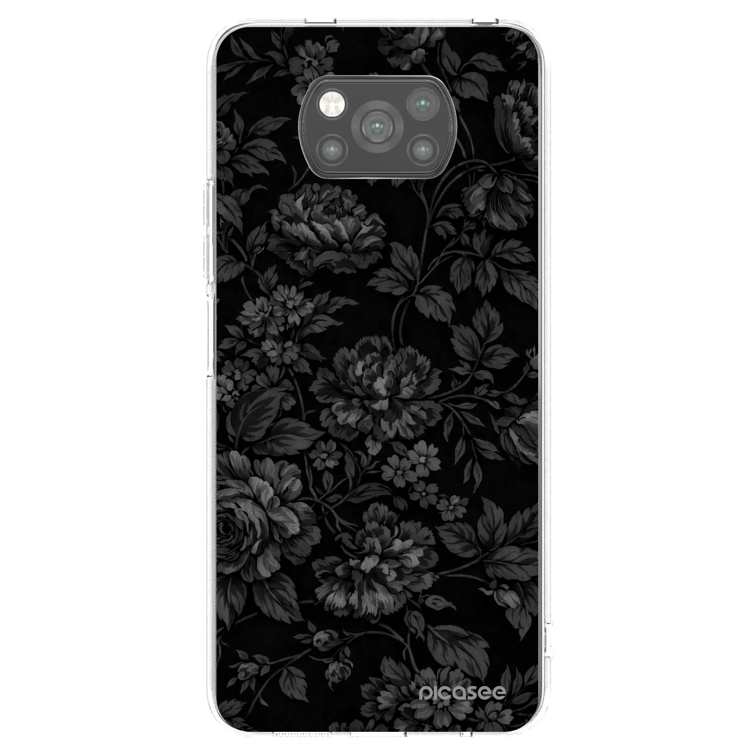 Picasee crna silikonska maskica za Xiaomi Poco X3 Pro - Dark Romance