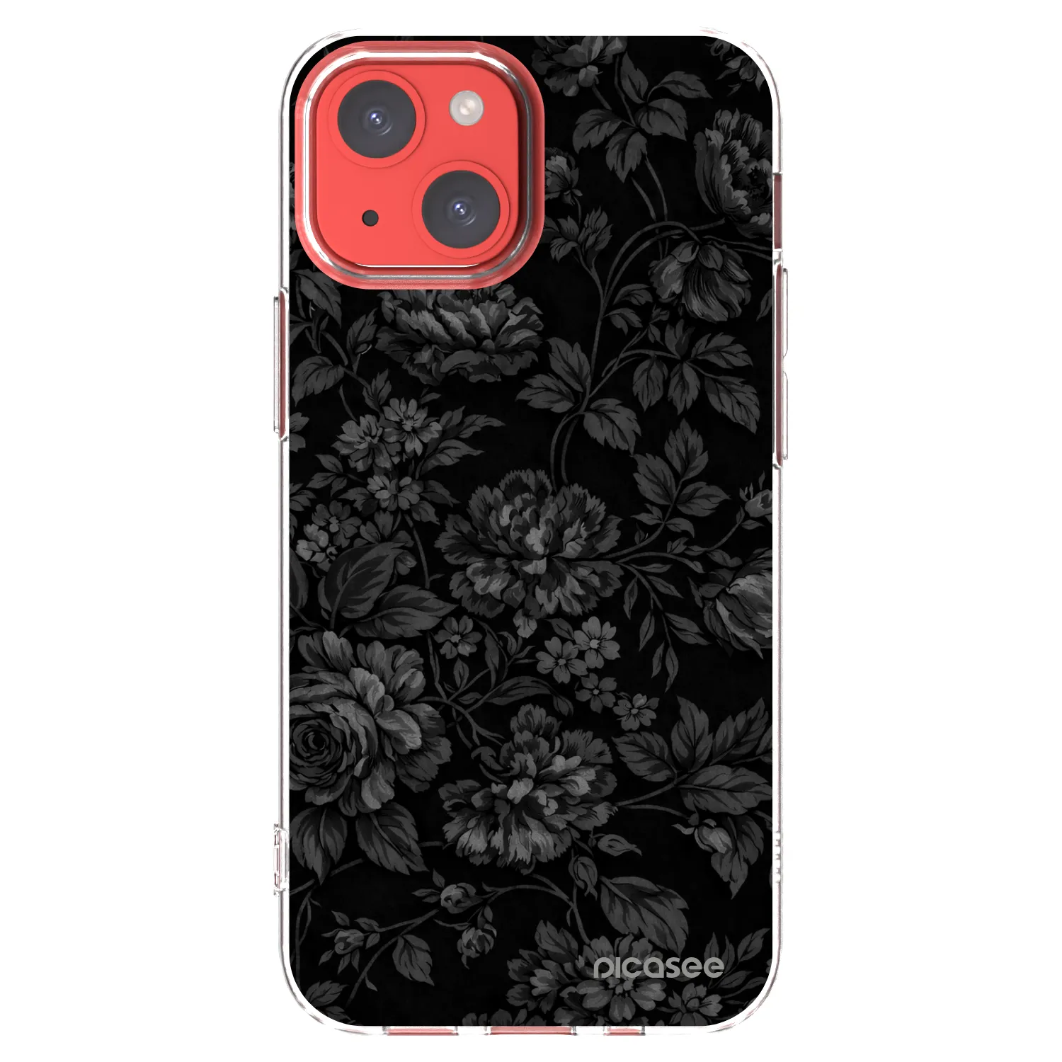 Picasee silikonska prozirna maskica za Apple iPhone 13 mini - Dark Romance