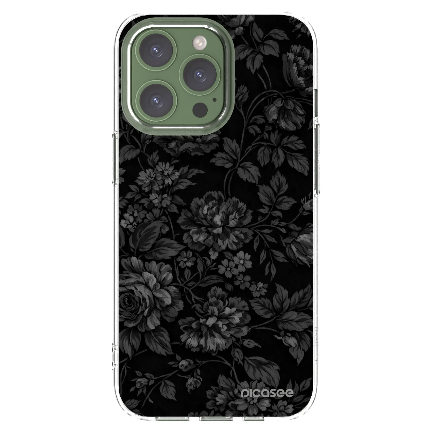 Picasee silikonska prozirna maskica za Apple iPhone 13 Pro - Dark Romance