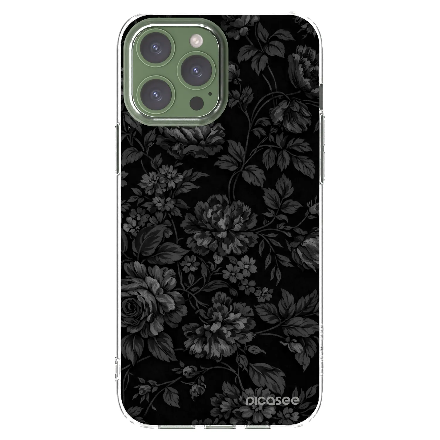 Picasee silikonska prozirna maskica za Apple iPhone 13 Pro Max - Dark Romance