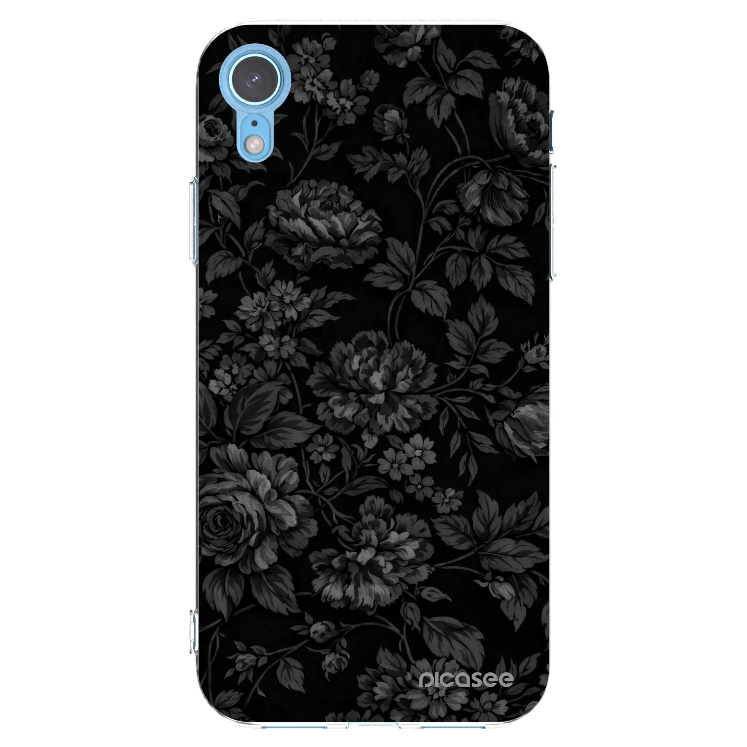 Picasee silikonska prozirna maskica za Apple iPhone XR - Dark Romance