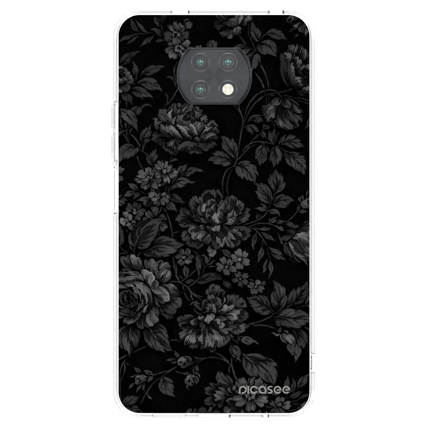 Picasee silikonska prozirna maskica za Xiaomi Redmi Note 9T - Dark Romance