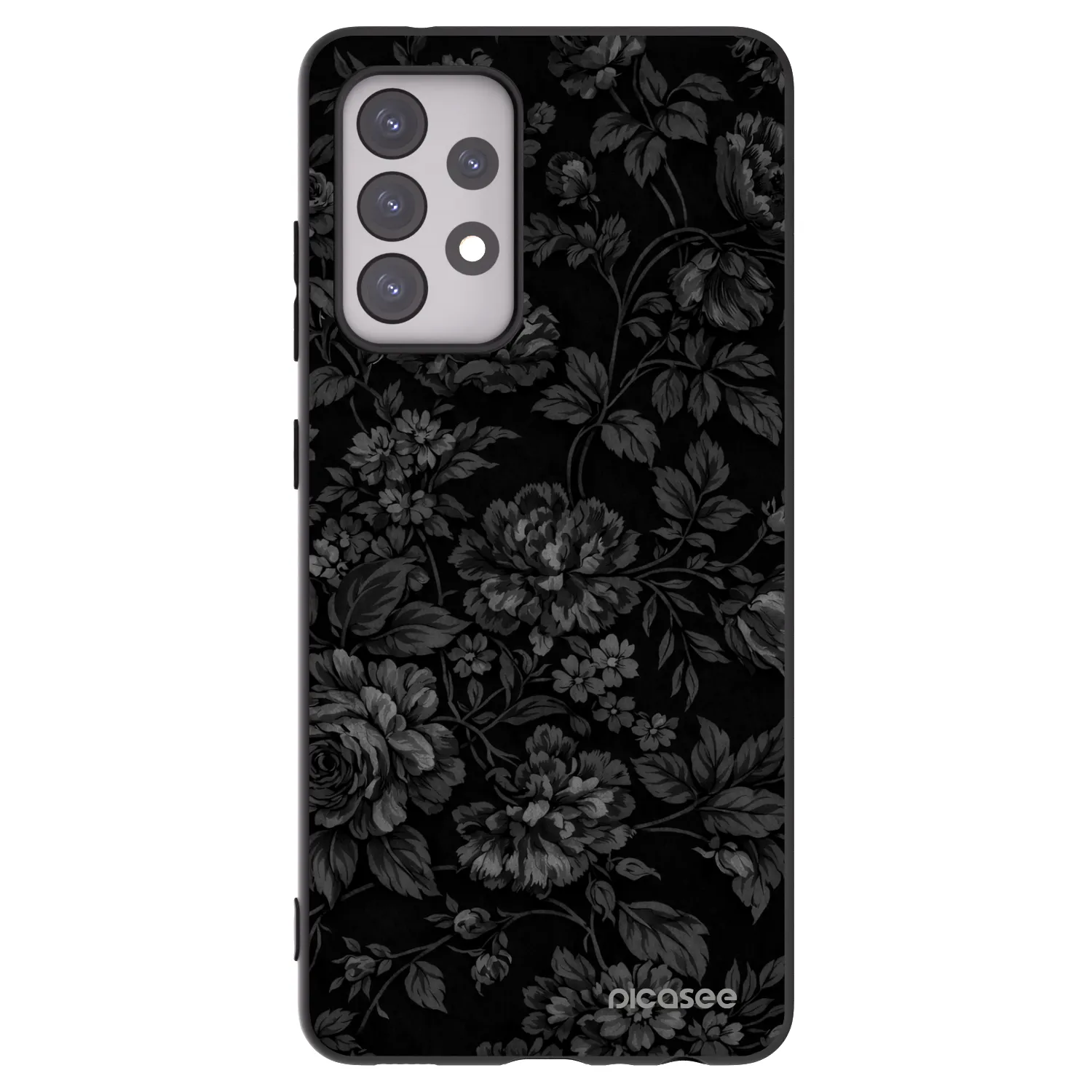 Picasee crna silikonska maskica za Samsung Galaxy A52s 5G A528B - Dark Romance