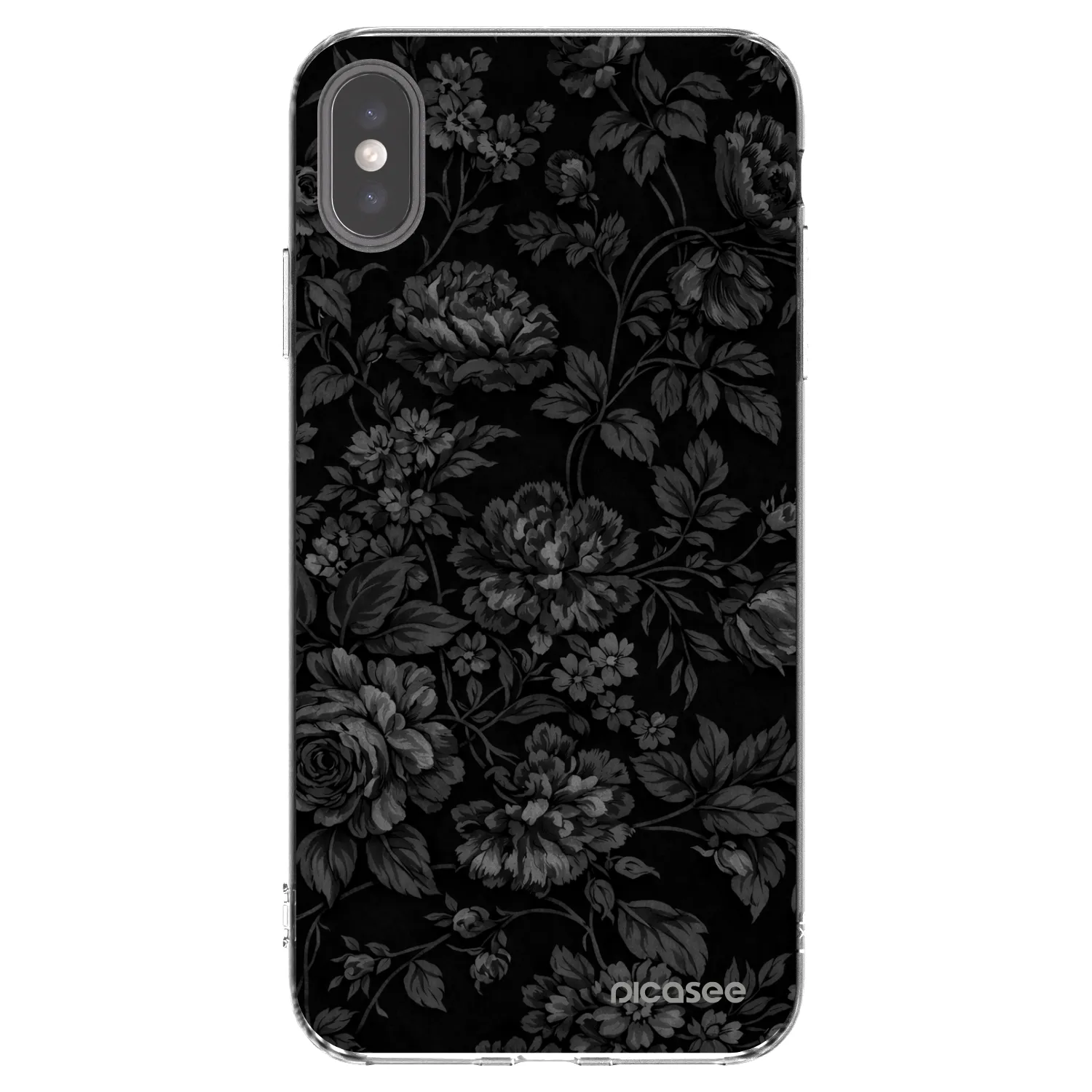 Picasee silikonska prozirna maskica za Apple iPhone XS Max - Dark Romance