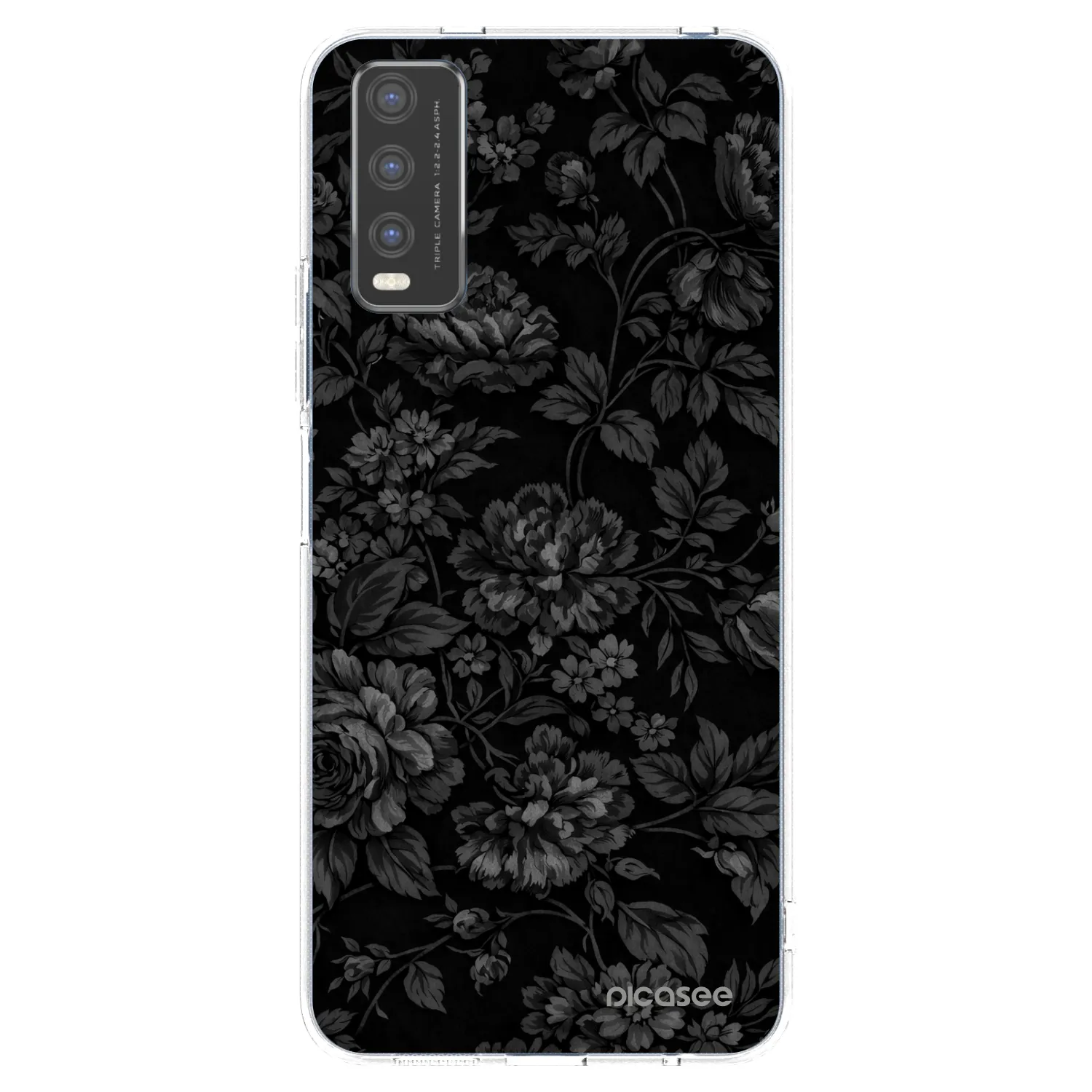 Picasee silikonska prozirna maskica za Vivo Y20s - Dark Romance