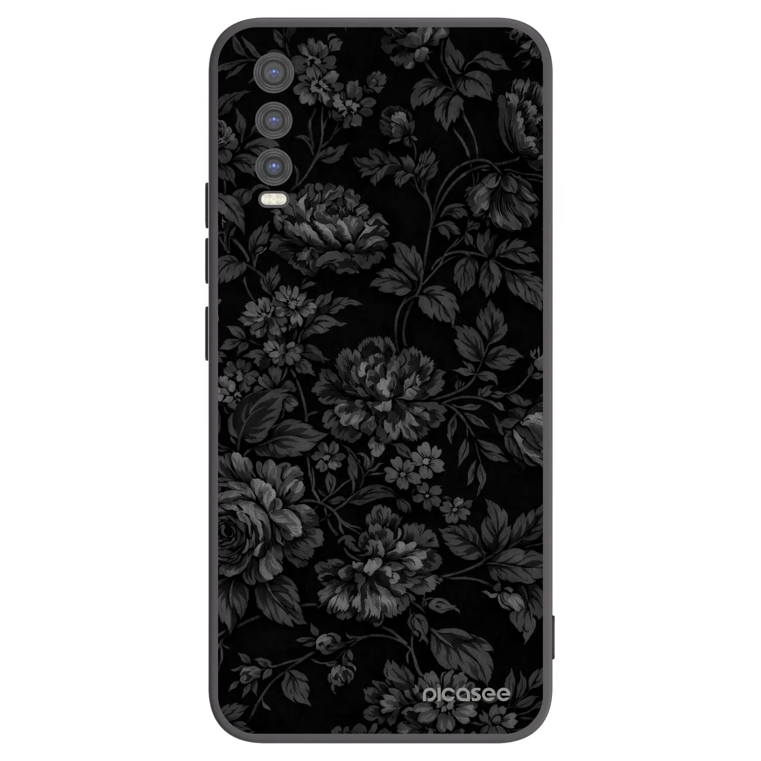 Picasee crna silikonska maskica za Vivo Y20s - Dark Romance