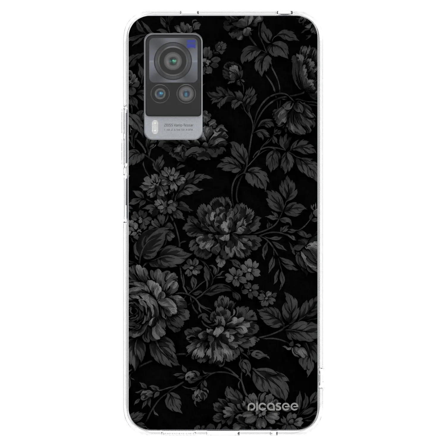 Picasee silikonska prozirna maskica za Vivo X60 Pro 5G - Dark Romance