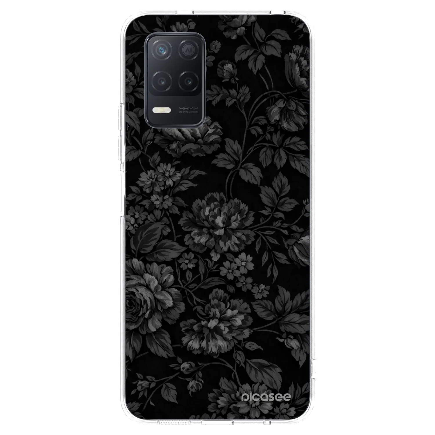Picasee silikonska prozirna maskica za Realme 8 5G - Dark Romance