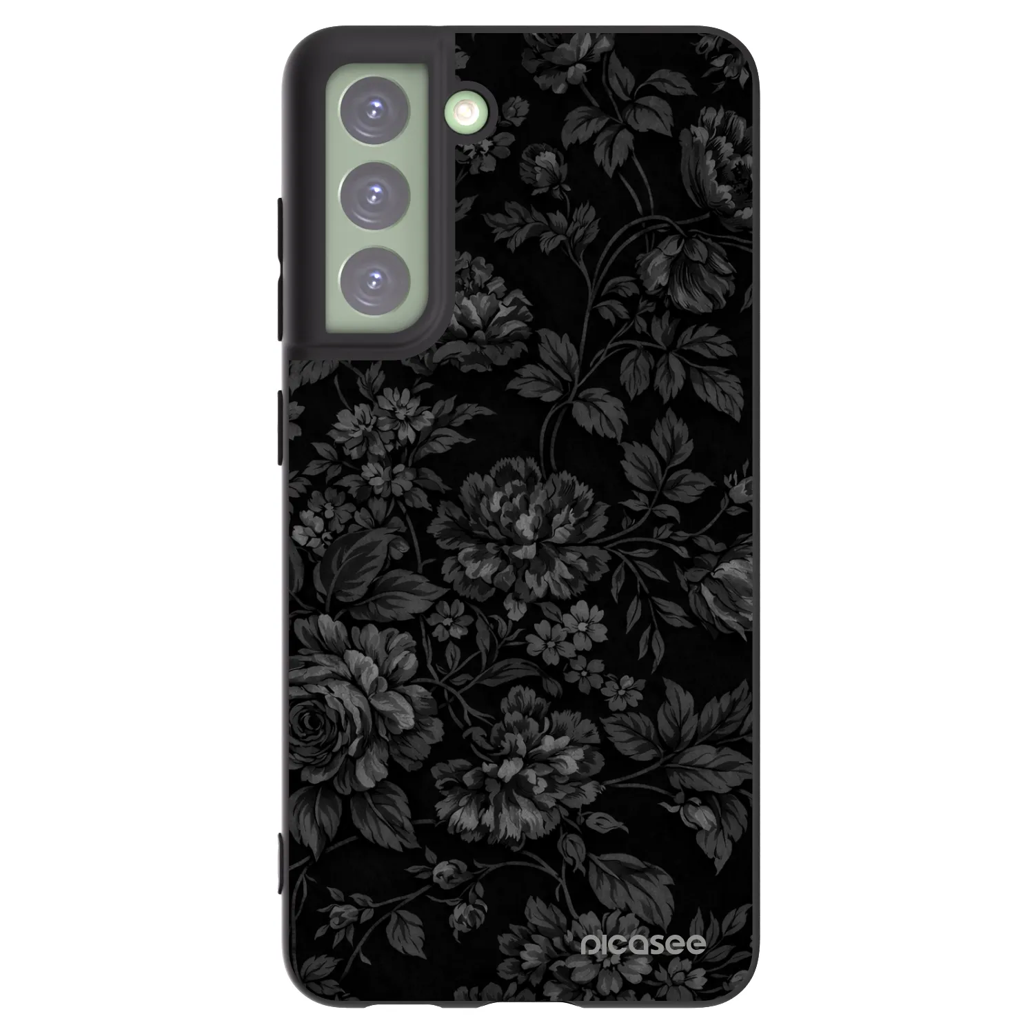 Picasee crna silikonska maskica za Samsung Galaxy S21 FE 5G - Dark Romance