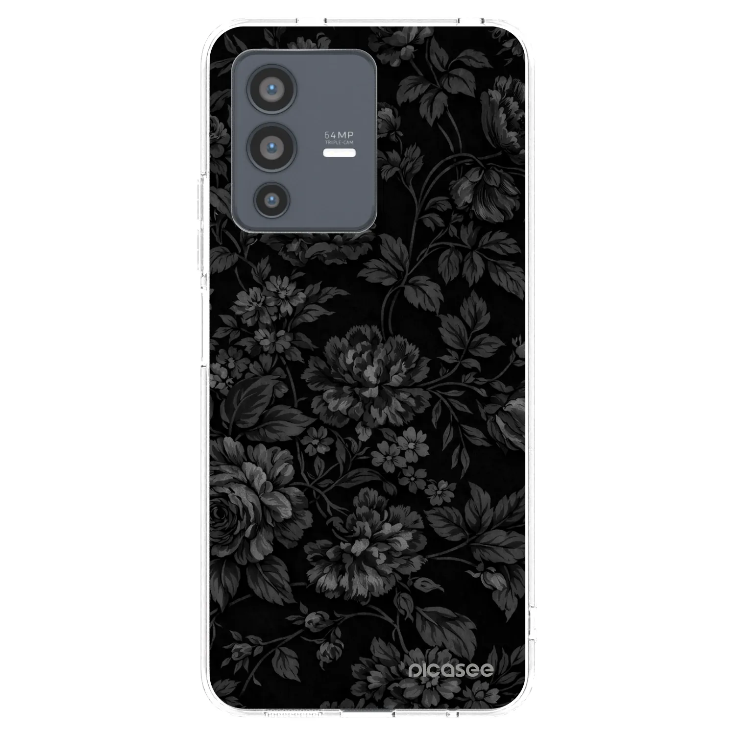 Picasee silikonska prozirna maskica za Vivo V23 5G - Dark Romance
