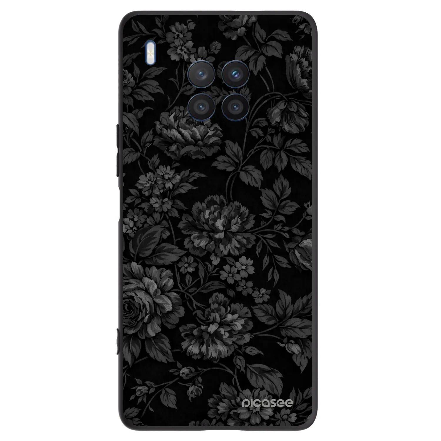 Picasee crna silikonska maskica za Honor 50 Lite - Dark Romance