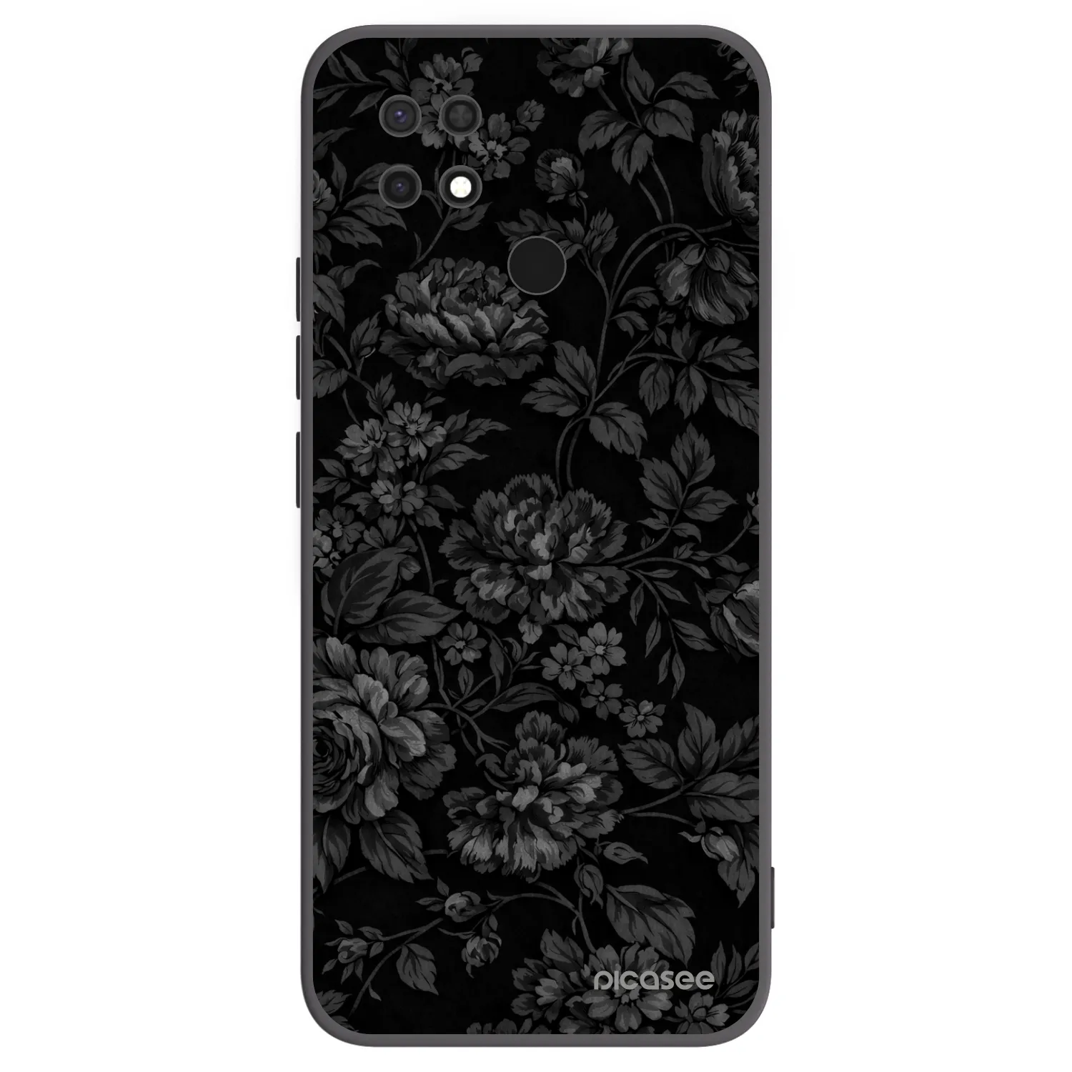 Picasee crna silikonska maskica za Xiaomi Redmi 10C - Dark Romance