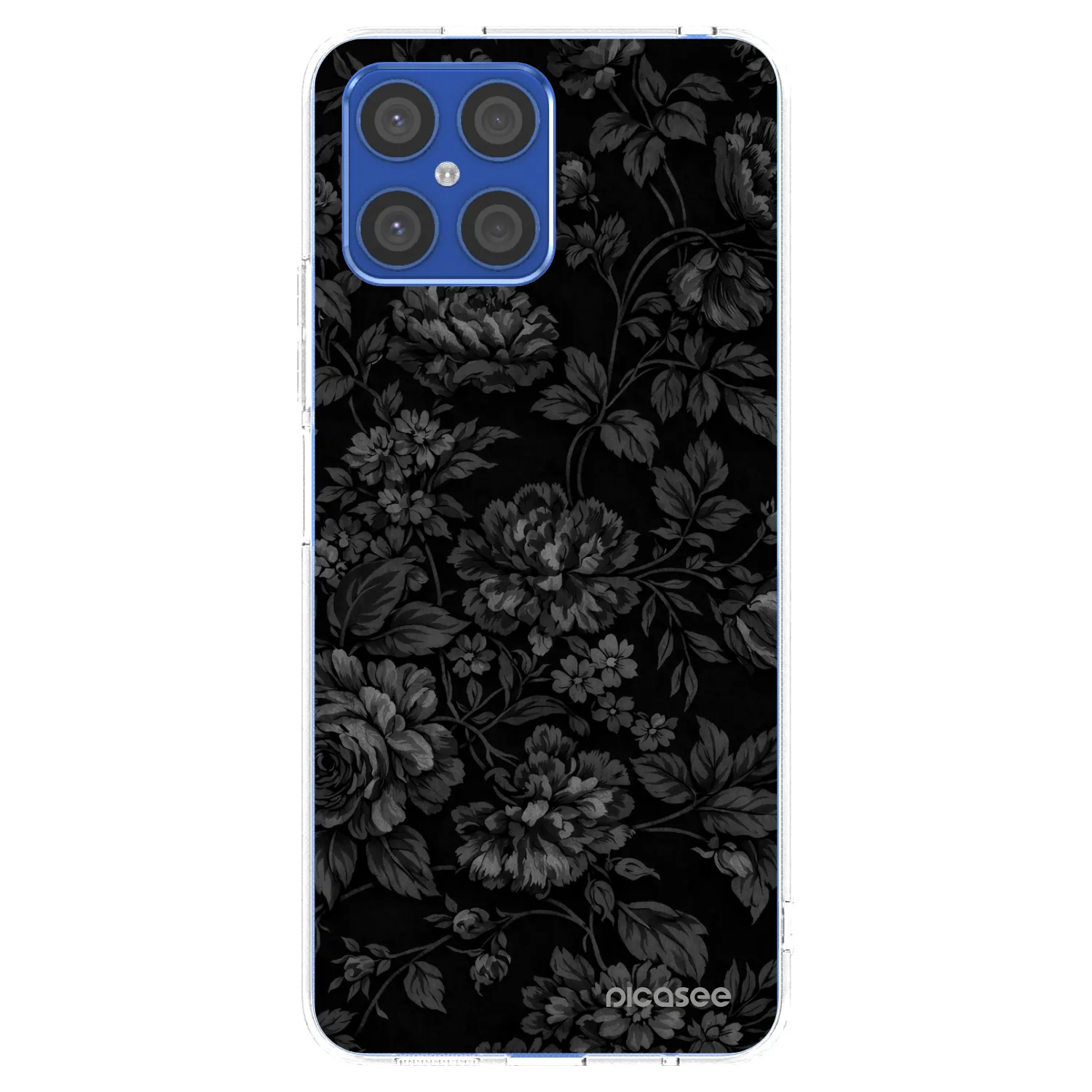 Picasee silikonska prozirna maskica za Honor X8 4G - Dark Romance